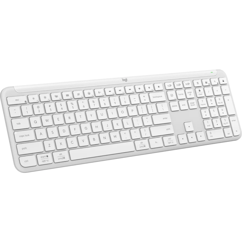 Imagen 1 de Teclado Inalámbrico Logitech Signature Slim K950, RF/BT QWERTY Español Blanco