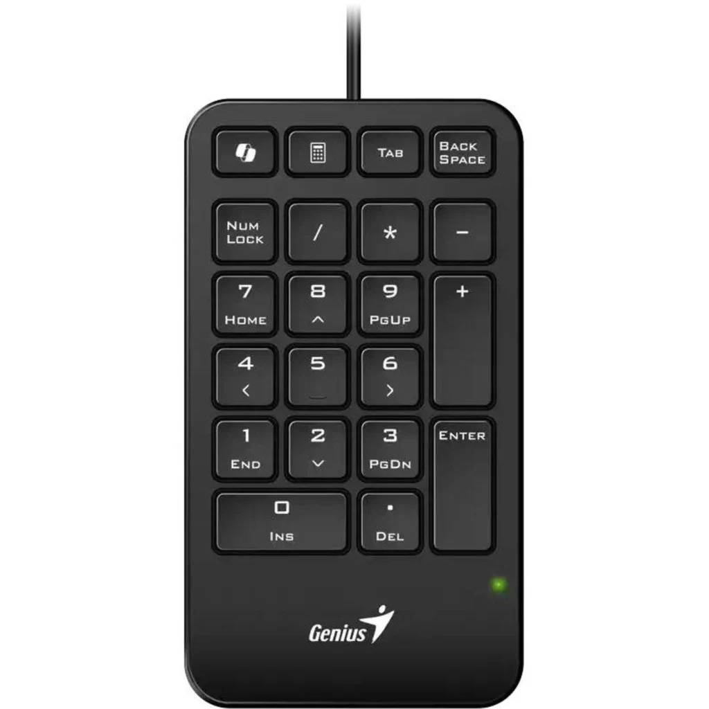 GENIUS TECLADO NUMERICO COPILOT USB BLACK-NUMPAD-125 USB-A