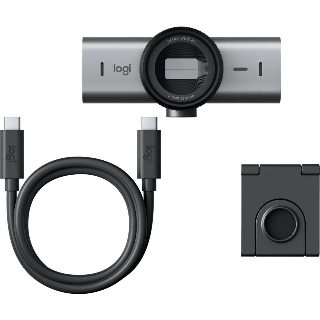 Imagen 4 de Cámara Web Logitech MX BRIO, 4K UHD Comp. Teams, Zoom Google Meet, Streamlab OSB