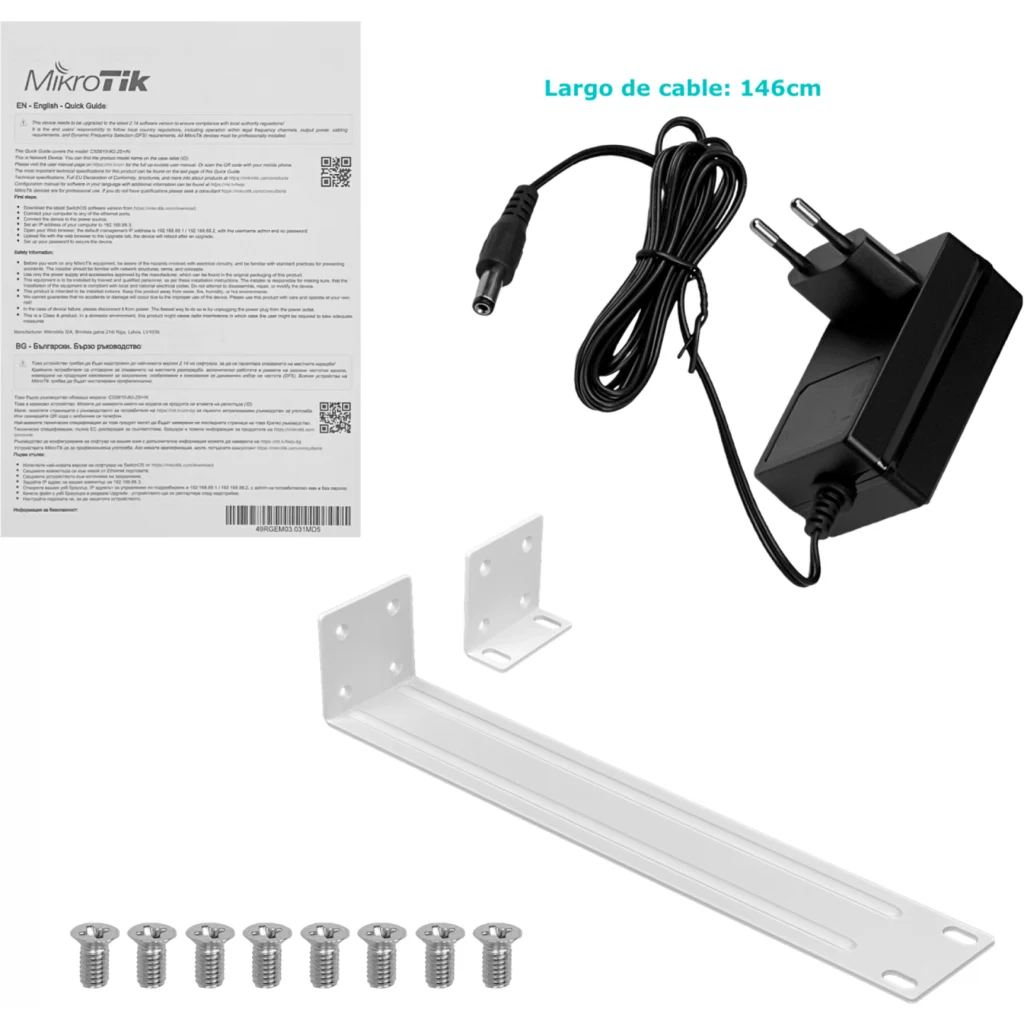 Imagen 5 de MIKROTIK Cloud Smart Switch 610-8G-2S+IN with SwitchOS (EU)