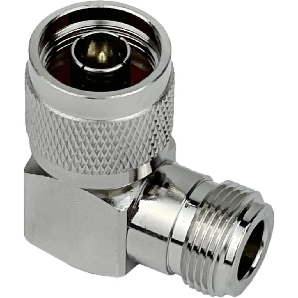 Imagen 1 de N-Hembra N-Macho Angulo-90o Adaptador Copla Coaxial