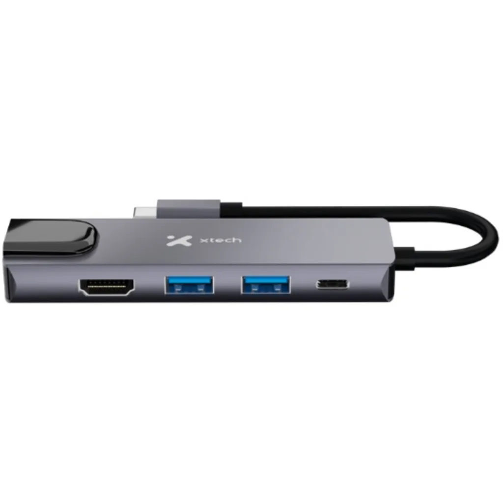 Imagen 2 de Xtech - Hub - 5 puertos - 5-in-1 USB-C(r) RJ-45  XTC-5