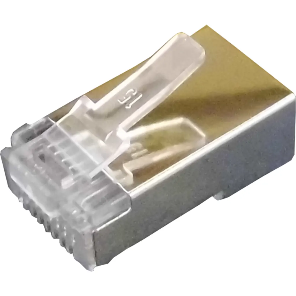 Imagen 2 de Conectores RJ-45 Categoria 5e FTP STP Metálico Bolsa de 100 unidades