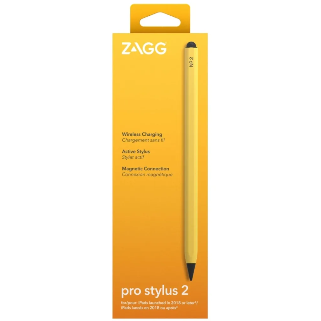 Imagen 7 de Lápiz Zagg Pro stylus 2 para iPad con carga inalámbrica Color Amarillo