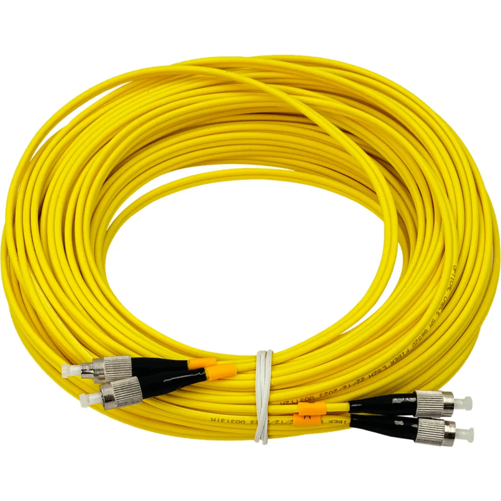 Imagen 1 de 20mt FC/UPC-FC/UPC MonoModo SM Duplex Jumper Cable Fibra 9/125um 3mm 