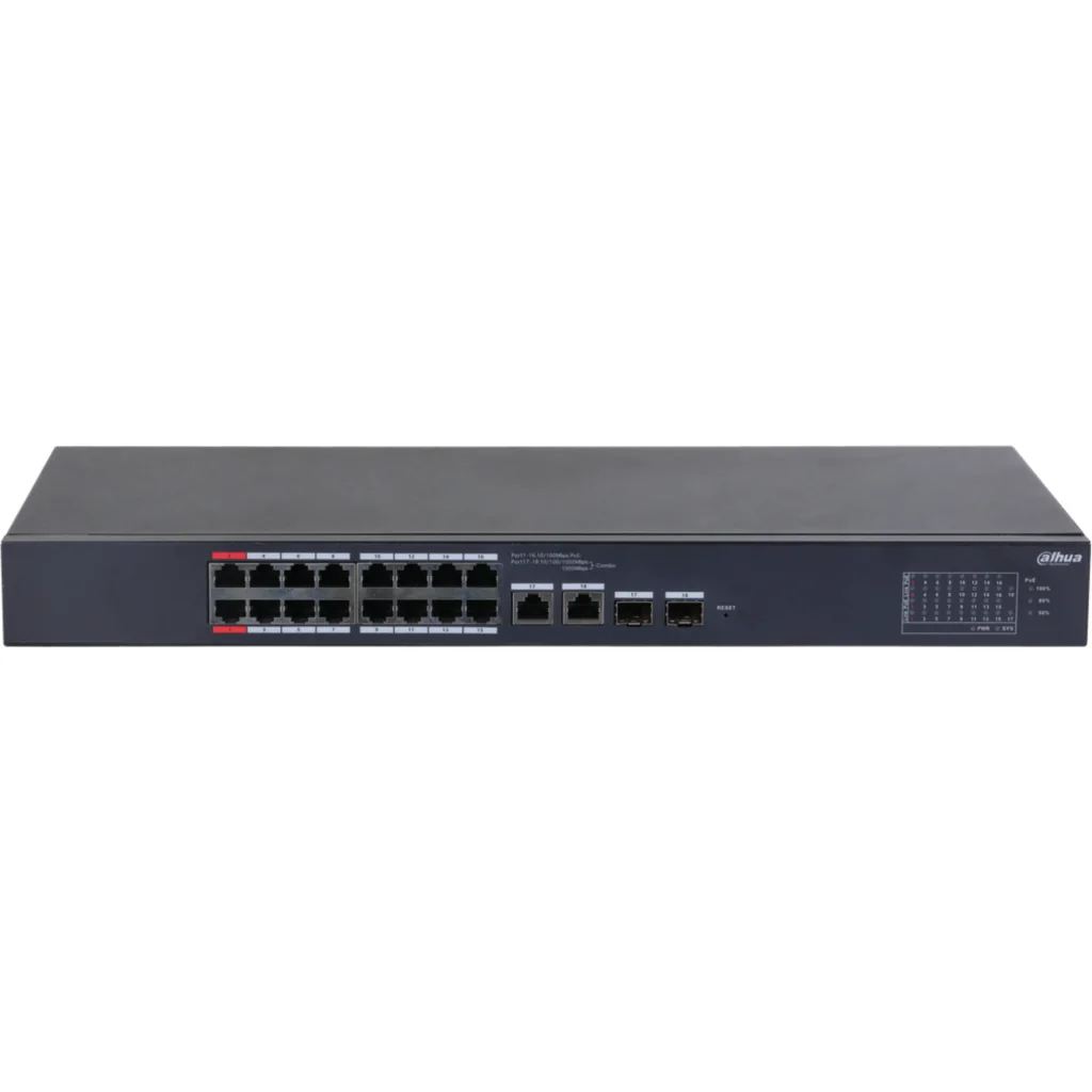 Switch Dahua DH-CS4218-16ET-135 16 Puertos PoE CLOUD