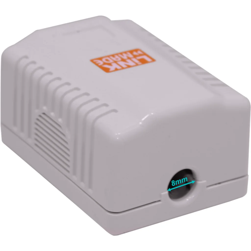 Imagen 2 de Roseta 1-RJ45 Cat5e UTP 66x49x25mm UL-NTW60300