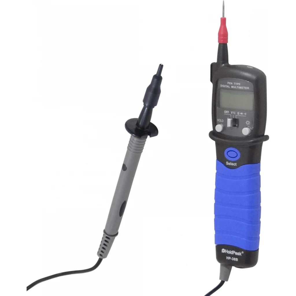 Imagen 4 de Multitester Directo 1-Pinza-Fija Digital req-2x-AAA 600VDC/AC HP-38B