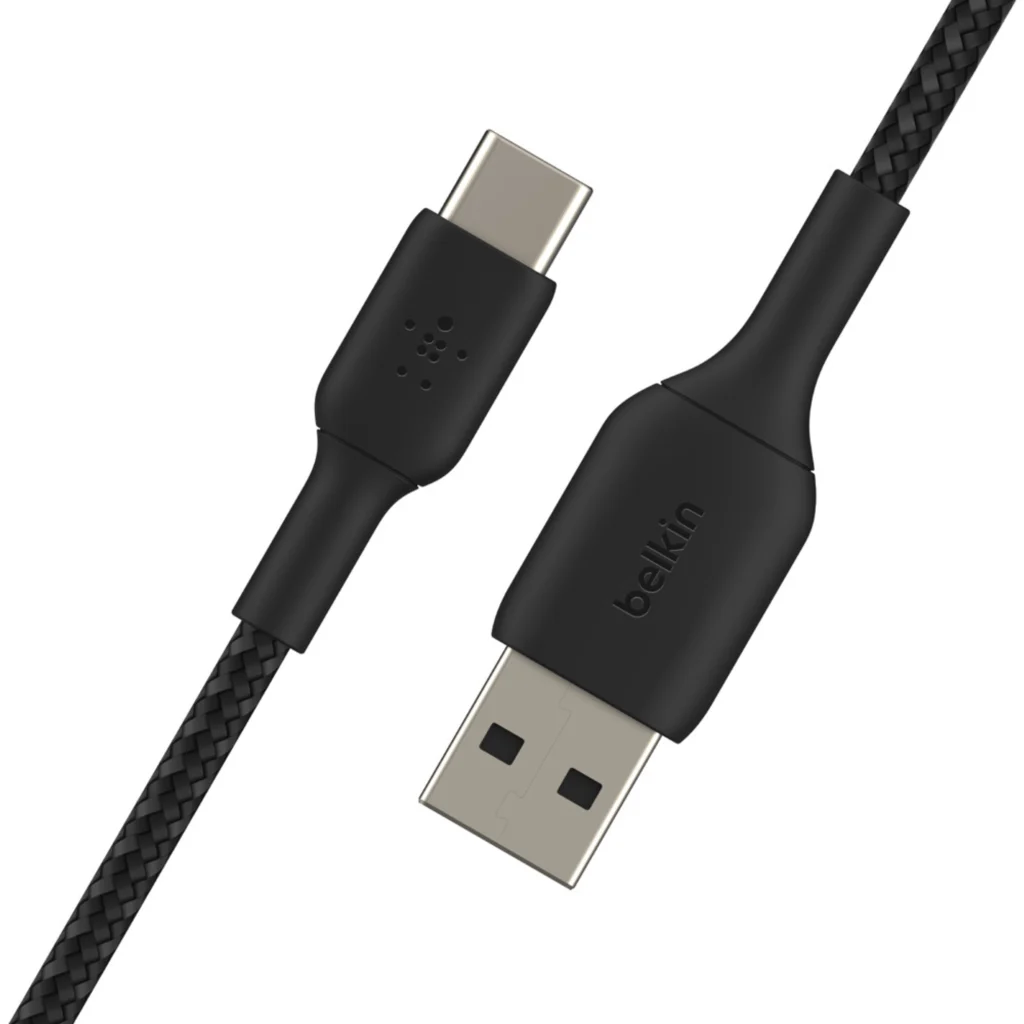 Imagen 1 de Cable USB Belkin USB-A a USB-C Trenzado 1mt Color Negro