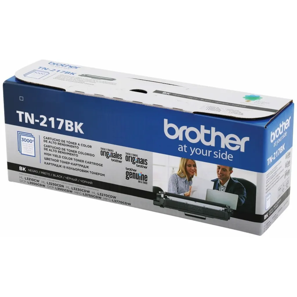 Imagen 1 de Toner Brother TN217BK Negro Imp Laser HL-L3210CW HL-L3230CDN HL-L3270CDW 3000Pág