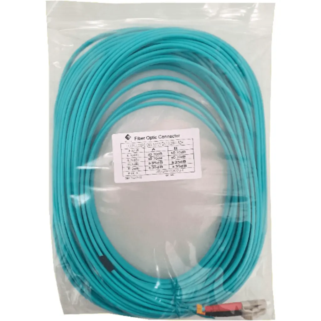 Imagen 1 de LSZH 25MT LC-LC OM3 MULTIMODO MM DUPLEX JUMPER FIBRA 3.0MM 50/125UM