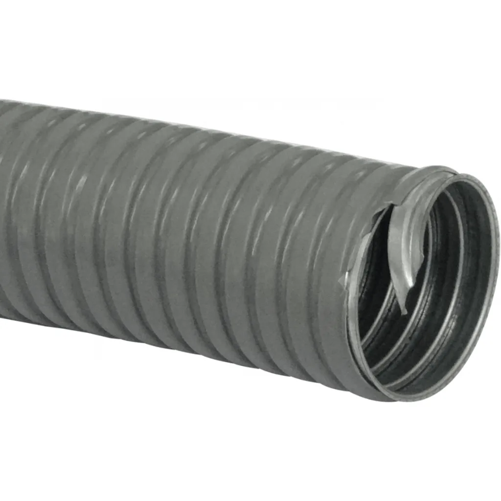 Imagen 2 de 75mm Rollo-20mts Conduit Flexible Metalico Cubierto-PVC PCFC