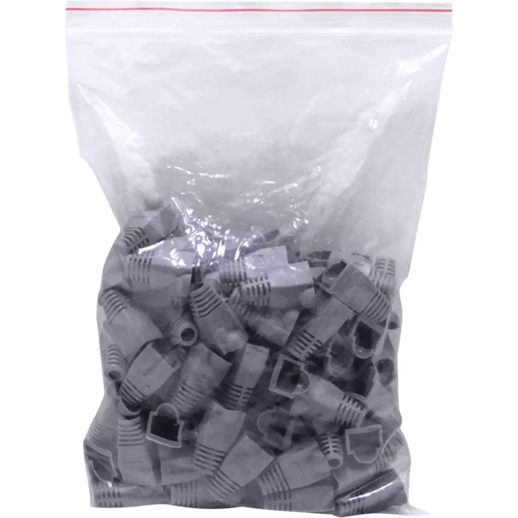 BOLSA 100 CAPUCHONES RJ45 COLOR GRIS