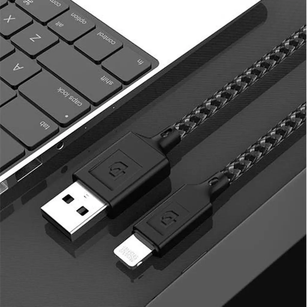 Imagen 5 de Cable Lightning MFi a USB-A 1.2 Mt Rugged Dusted negro