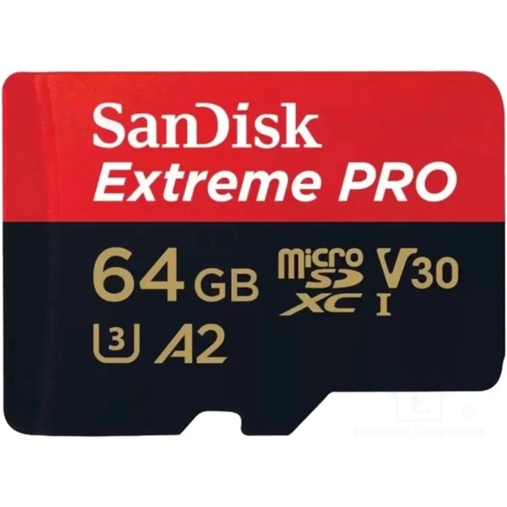 Memoria MicroSDHC 64GB SanDisk Extreme Pro UHSI C10 A2 U3 V30 Le200MB/s Es90MB/s