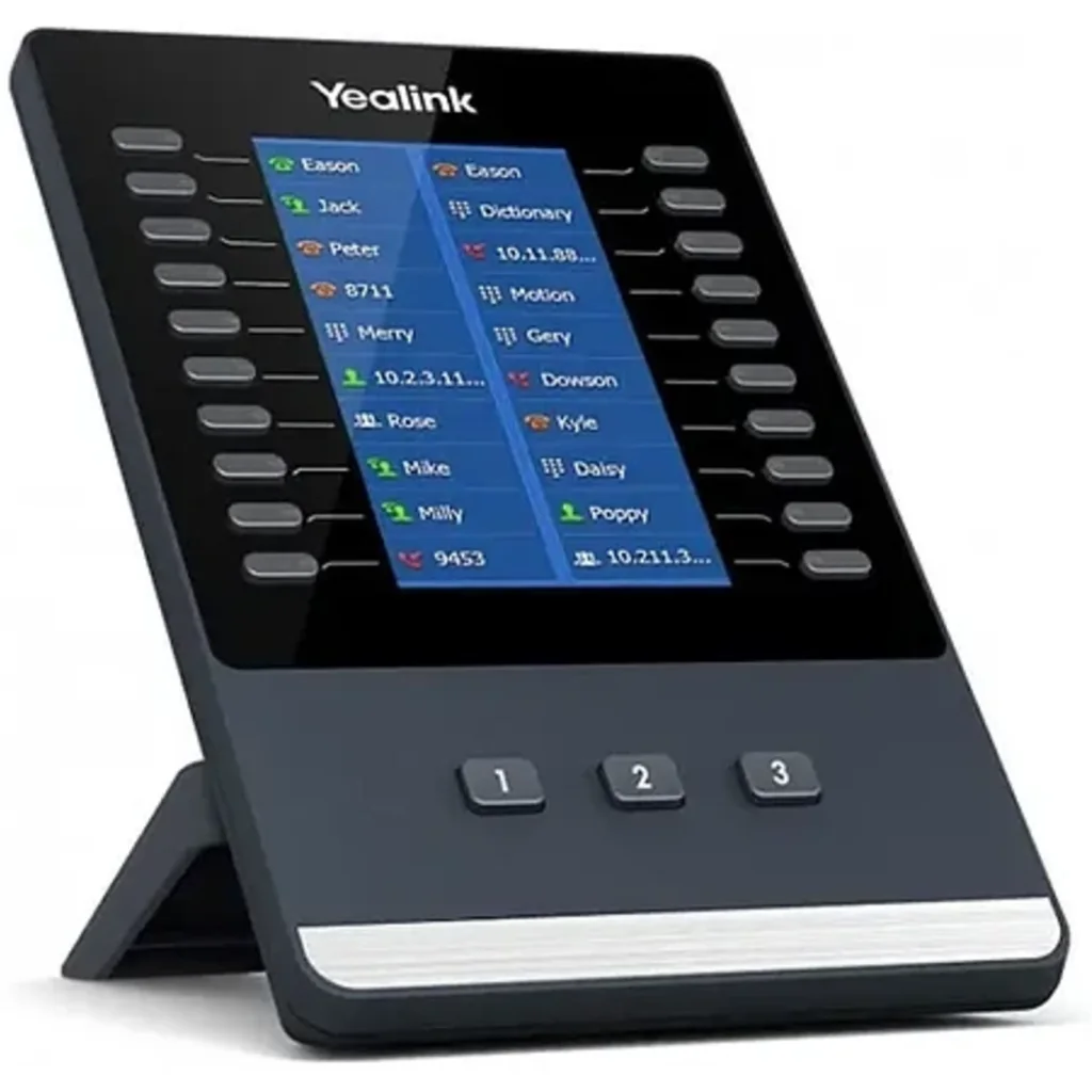 Imagen 1 de Módulo de expansión Yealink EXP-43 Pantalla 4.3" 20+3 teclas Adm 3 módulos