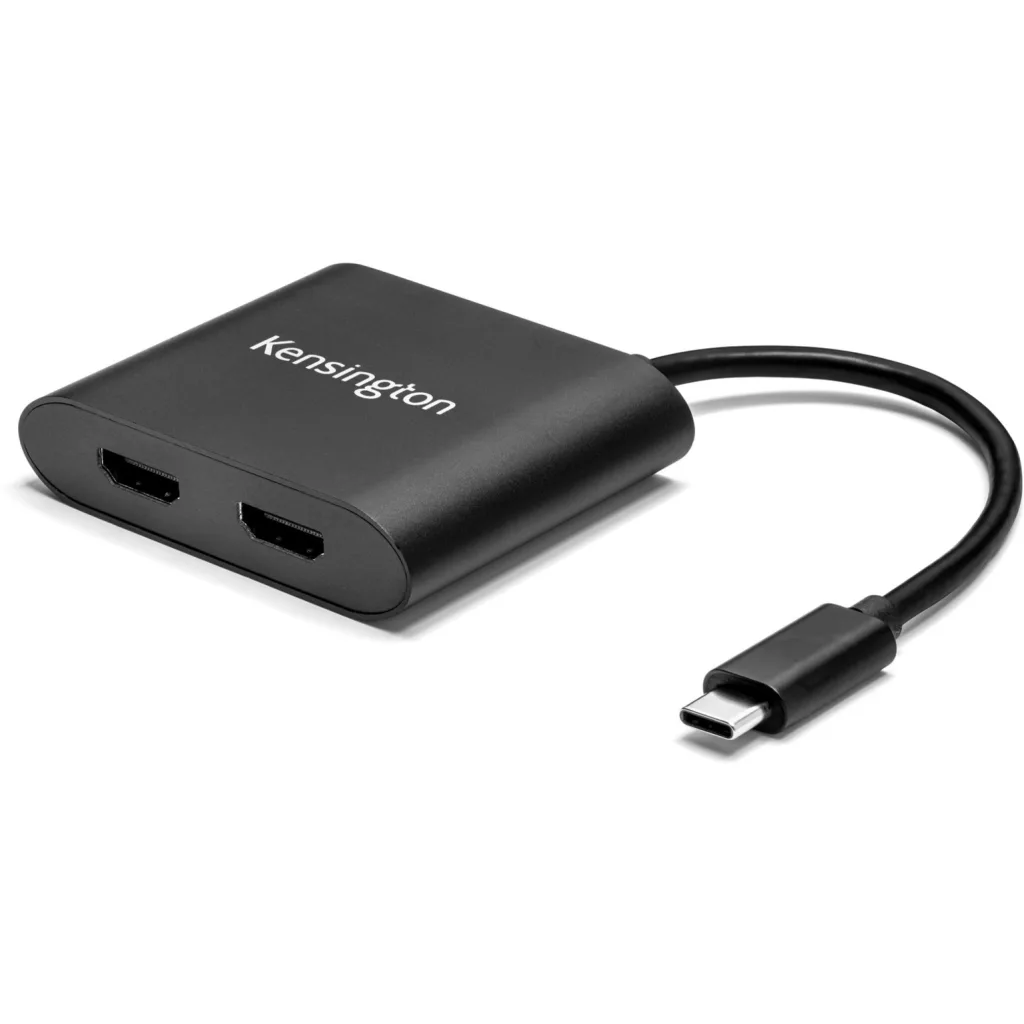 Docking Station Kensington K38286WW, USB-C a 2*HDMI v1.4 Macho, Color Negro