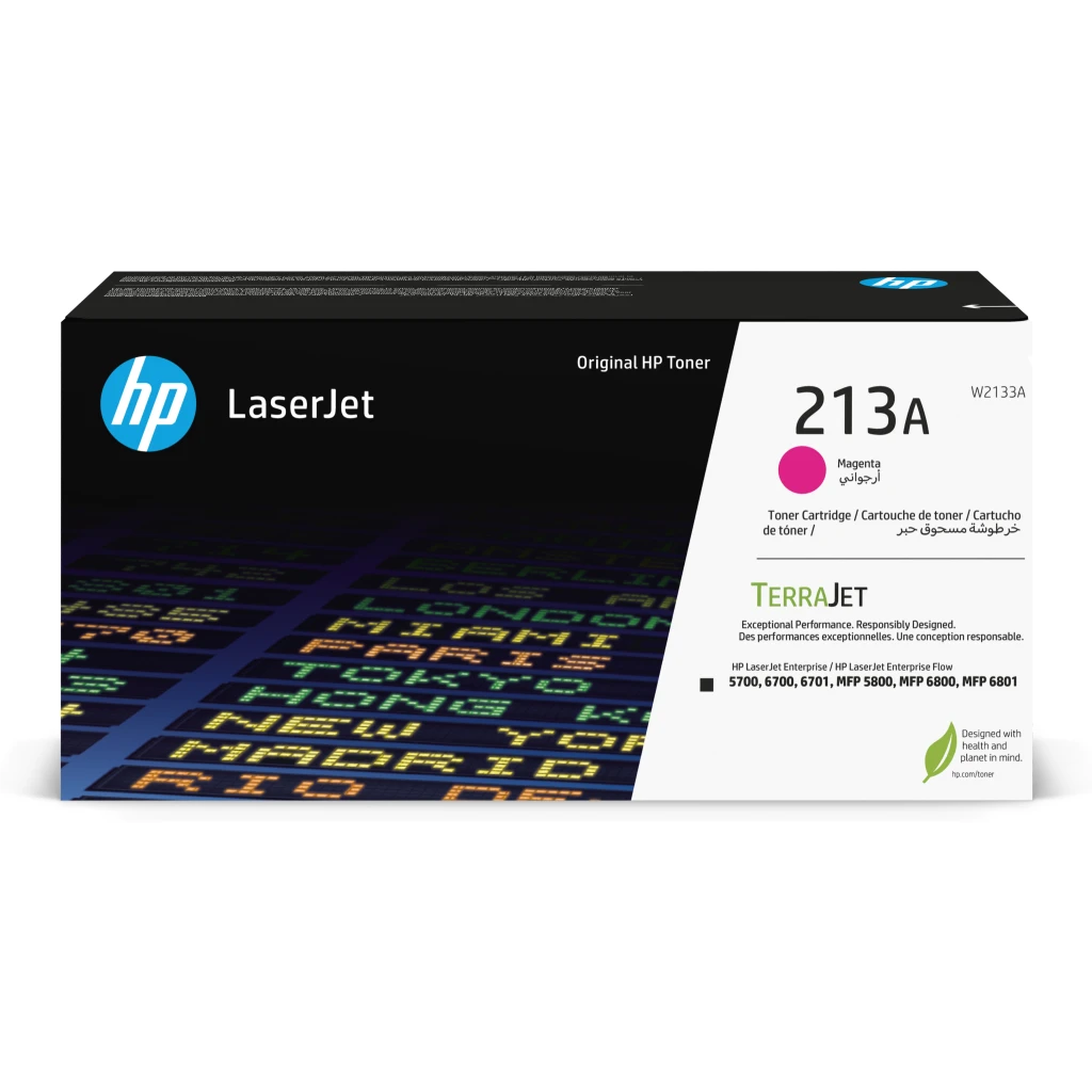 Toner HP 213A Magenta para LaserJet Ent 5700 5800 6700 6701 6800 6801, 3000Pág