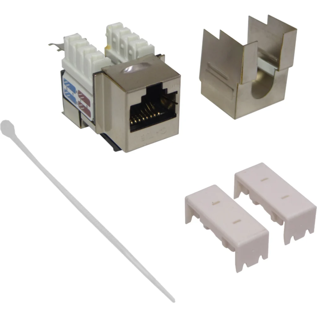 Imagen 1 de LINKMADE PLATA CAT6 STP BLINDADO PUNCH KEYSTONE