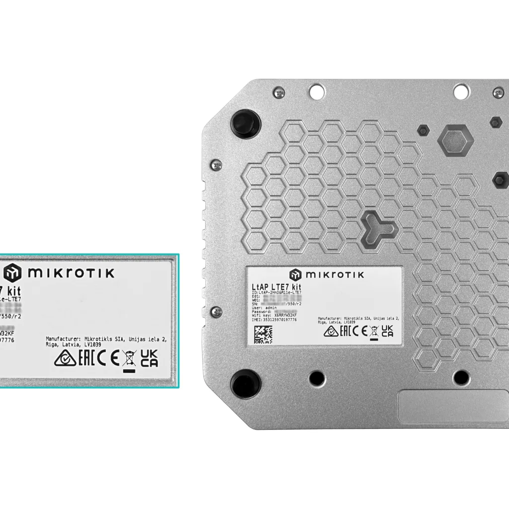 Imagen 4 de MIKROTIK CAT6-LTE/4G 2-Sim 2-miniPCIe GPS 2,4GHz 2x2-2dBi 1-1000