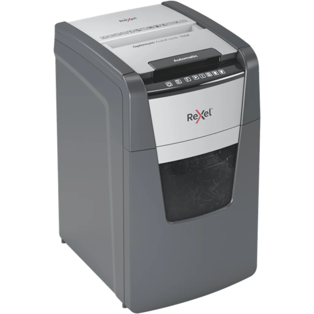 Imagen 2 de Trituradora de Papel Rexel Optimum AutoFeed 150X, Hasta 150 hojas, Ciclo 30 Min.