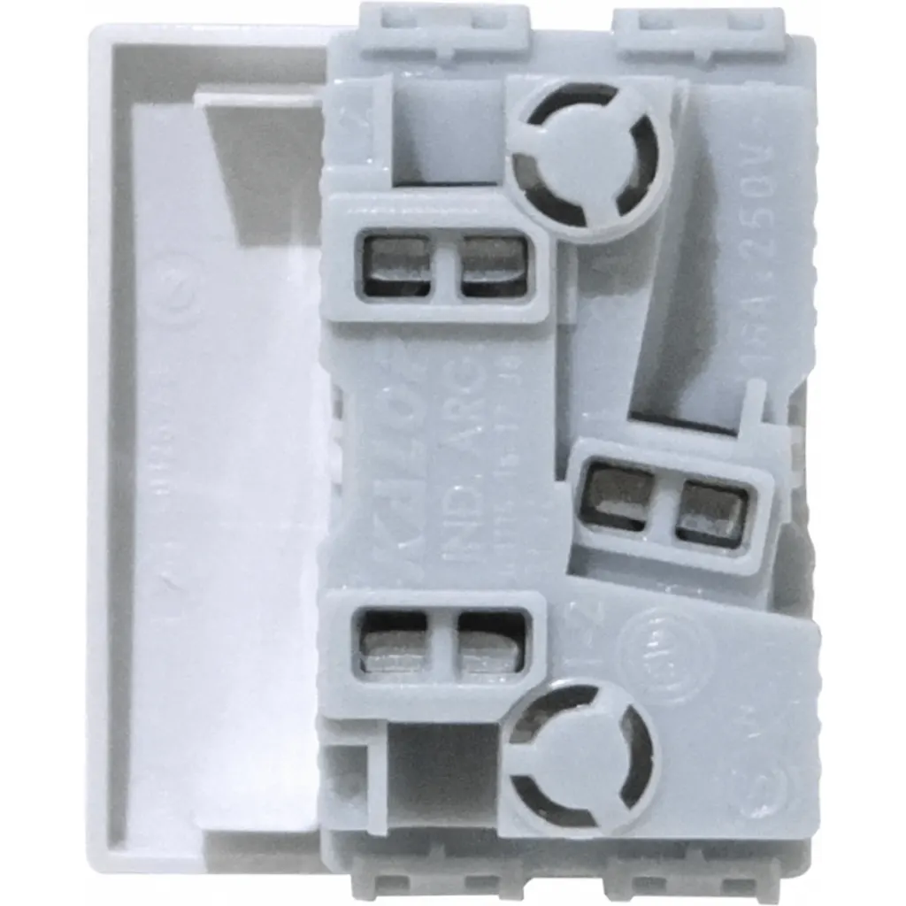 Imagen 1 de KALOP Blanco Teclon/2 3pin 9/24 Interruptor 16A 250V req/KEP-A KL40126