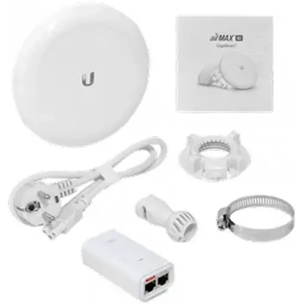 Imagen 2 de UBIQUITI 60GHz 5GHz 17/10dBi 57-66GHz 1-1000 airMAX 1Gbps 500mt inc24V