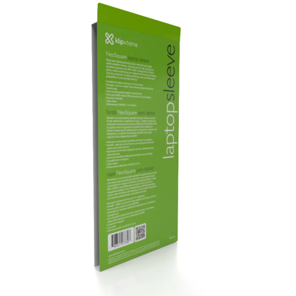 Imagen 7 de KlipX Funda HASTA 14.1" NEGRA MODELO NEOSQUARE KNS-310B