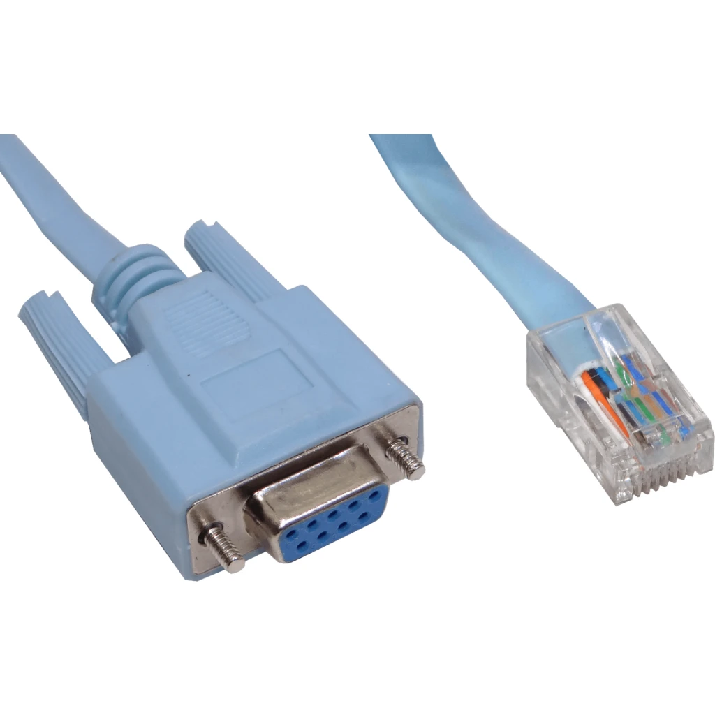 Cable RJ-45 Macho a DB9 Hembra DE-09/H P/PUERTO RS232 CONSOLE SWITCH 1,8M