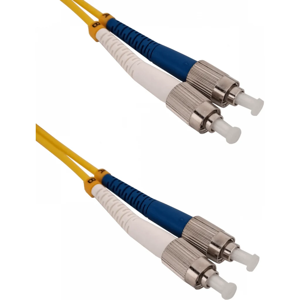 5mt FC/UPC-FC/UPC MonoModo SM Duplex Jumper Cable Fibra 9/125um 3mm 