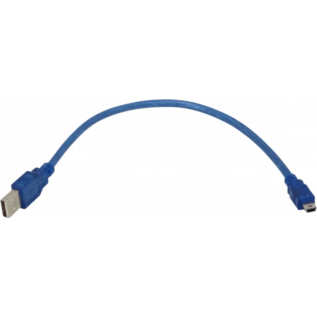 Cable USB Tipo-A a mini USB Macho 5 pin 25cm