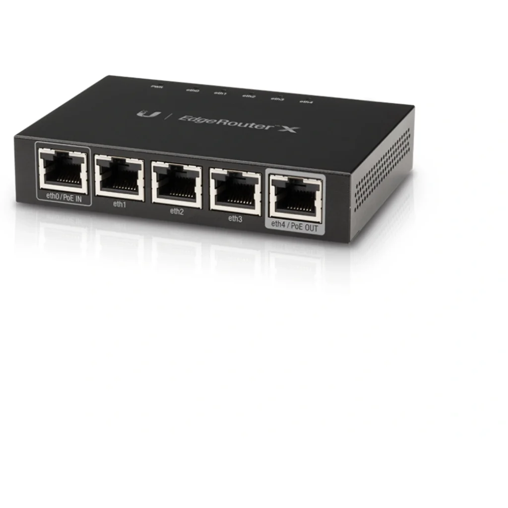 Router Ubiquiti  ER-X  5xGigE | PoE 1xIn/Out 260kpps/64Byte