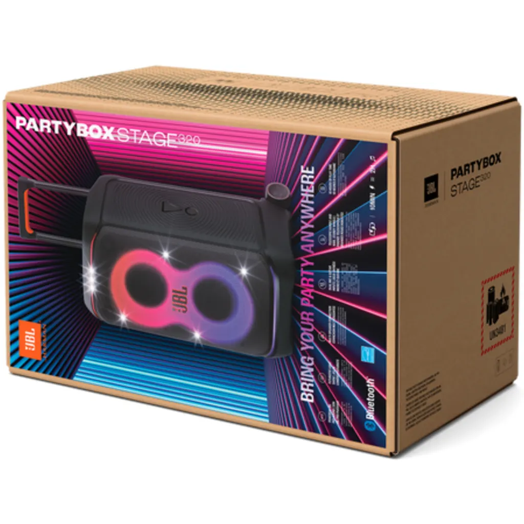 Imagen 16 de Parlante Karaoke JBL PartyBox Stage 320 Conectividad Inalámbrica BT IPX4 Negro