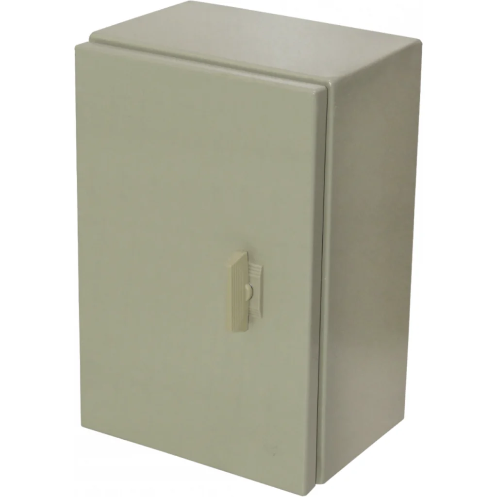 Imagen 5 de TIBOX 300x200x150mm 1-chapa/sin-Llave Caja Metalica IP66 Beige c/Placa
