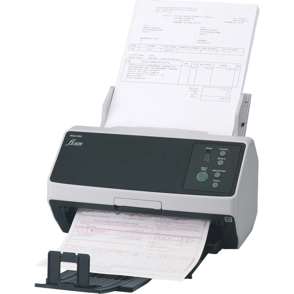 Imagen 4 de Escáner de Escritorio Ricoh fi8150, 600dpi ADF A4, Carta USB LAN