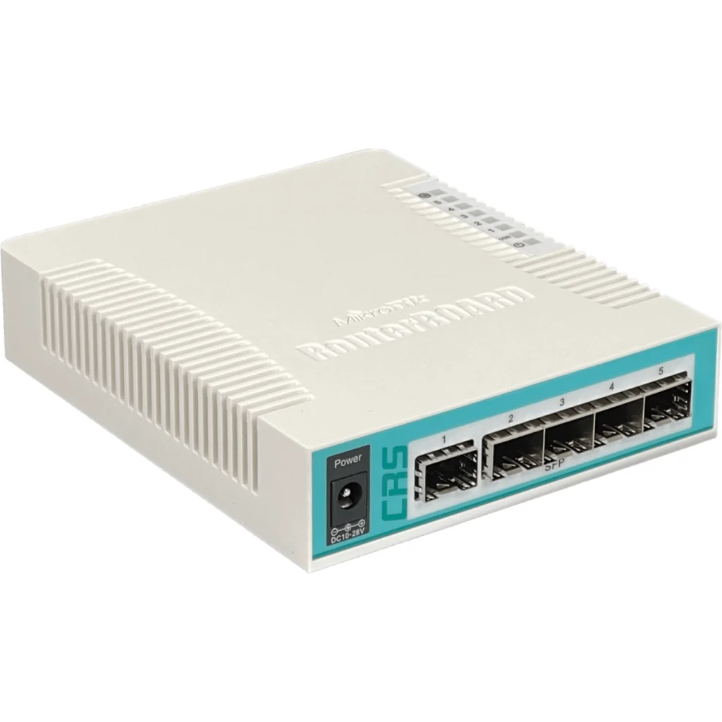 Imagen 2 de Router Switch Mikrotik 106-1C-5S 5xSFP 1xComb SFP o Gigabit Ethernet RouterOS L5