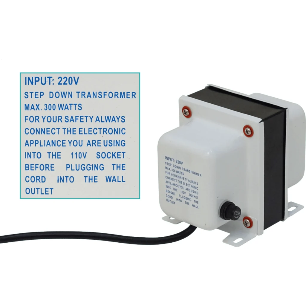 Imagen 3 de MACROTEL 300W Transformador c/tierra 110V-220VAC Fusible-5A Trafo