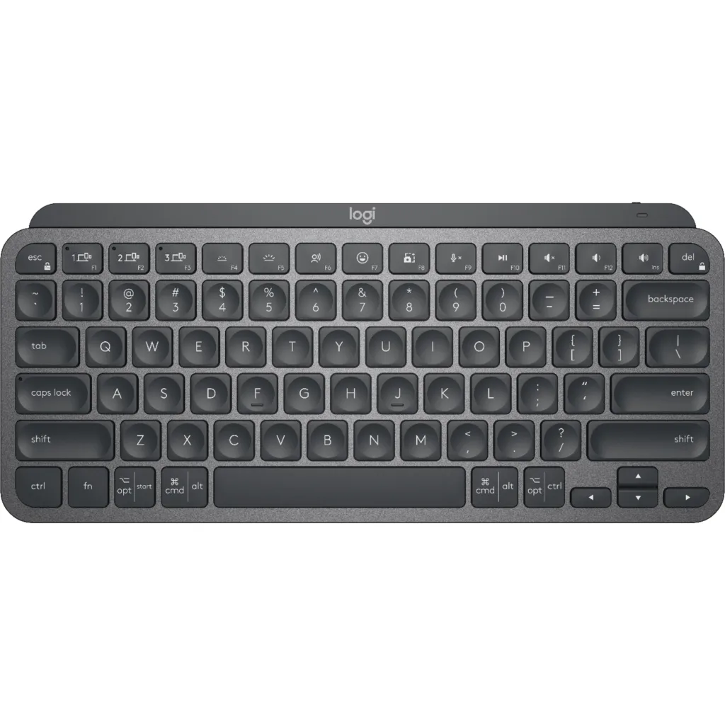 Imagen 2 de Teclado Español iluminado Bluetooth Logitech MX Keys Mini Grafito + Regalo