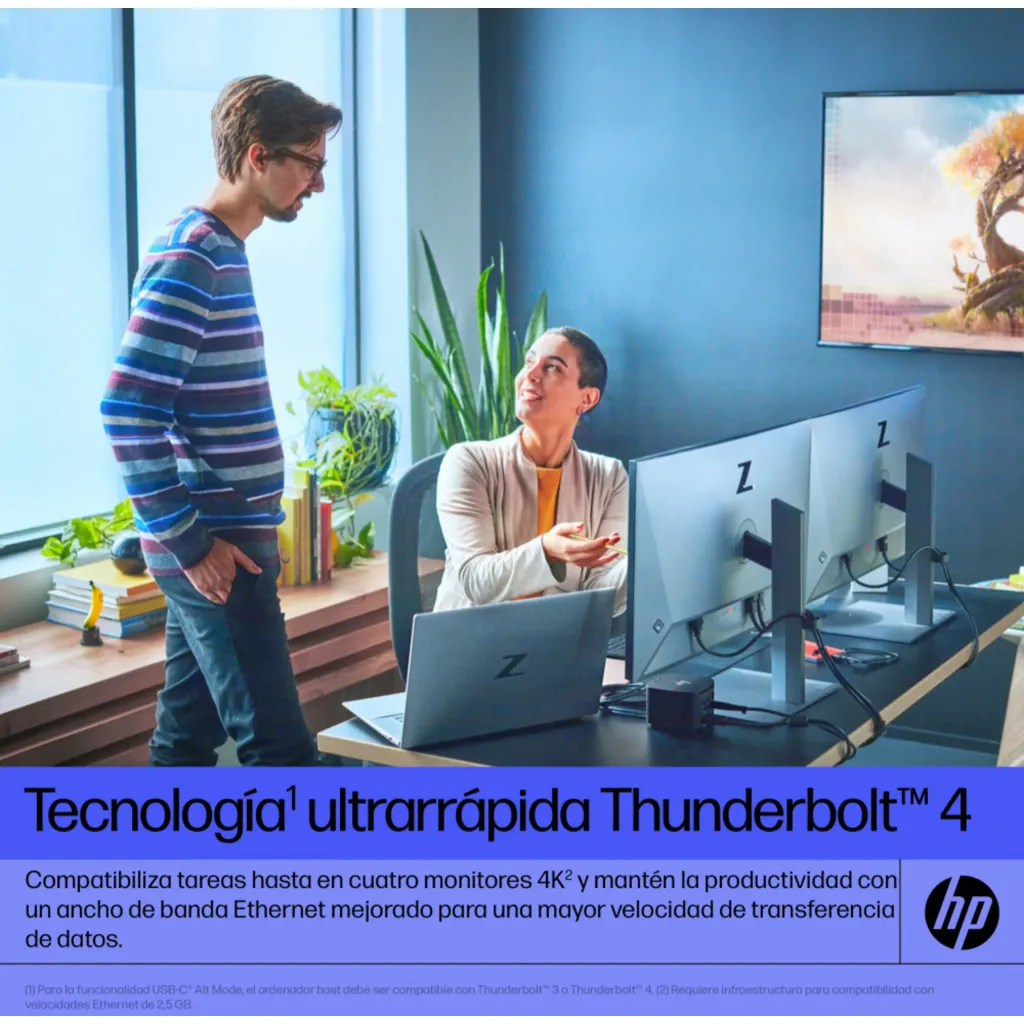 Imagen 5 de Docking Base de acoplamiento HP Thunderbolt de 120 W G4