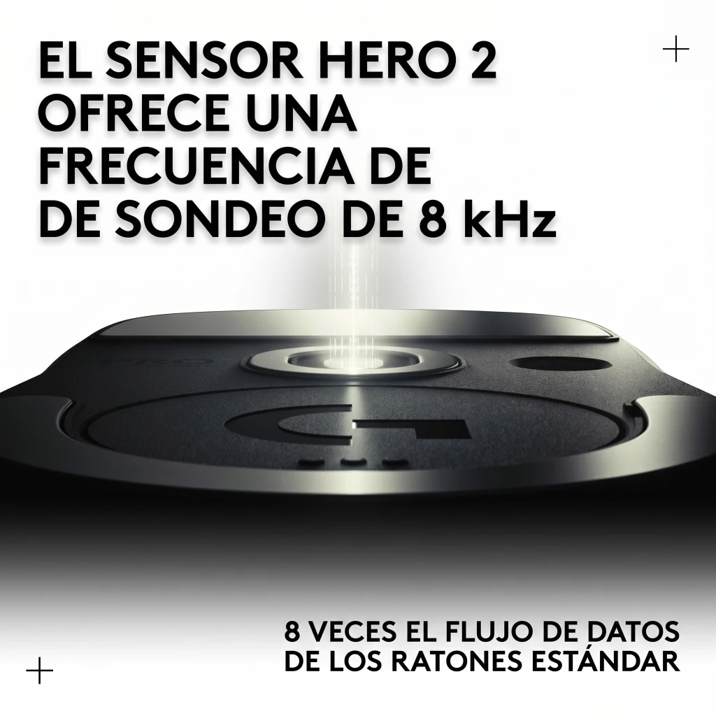 Imagen 7 de Mouse Gamer Logitech Pro 2 LIGHTSPEED Inalámbrico Sensor HERO 2 Blanco