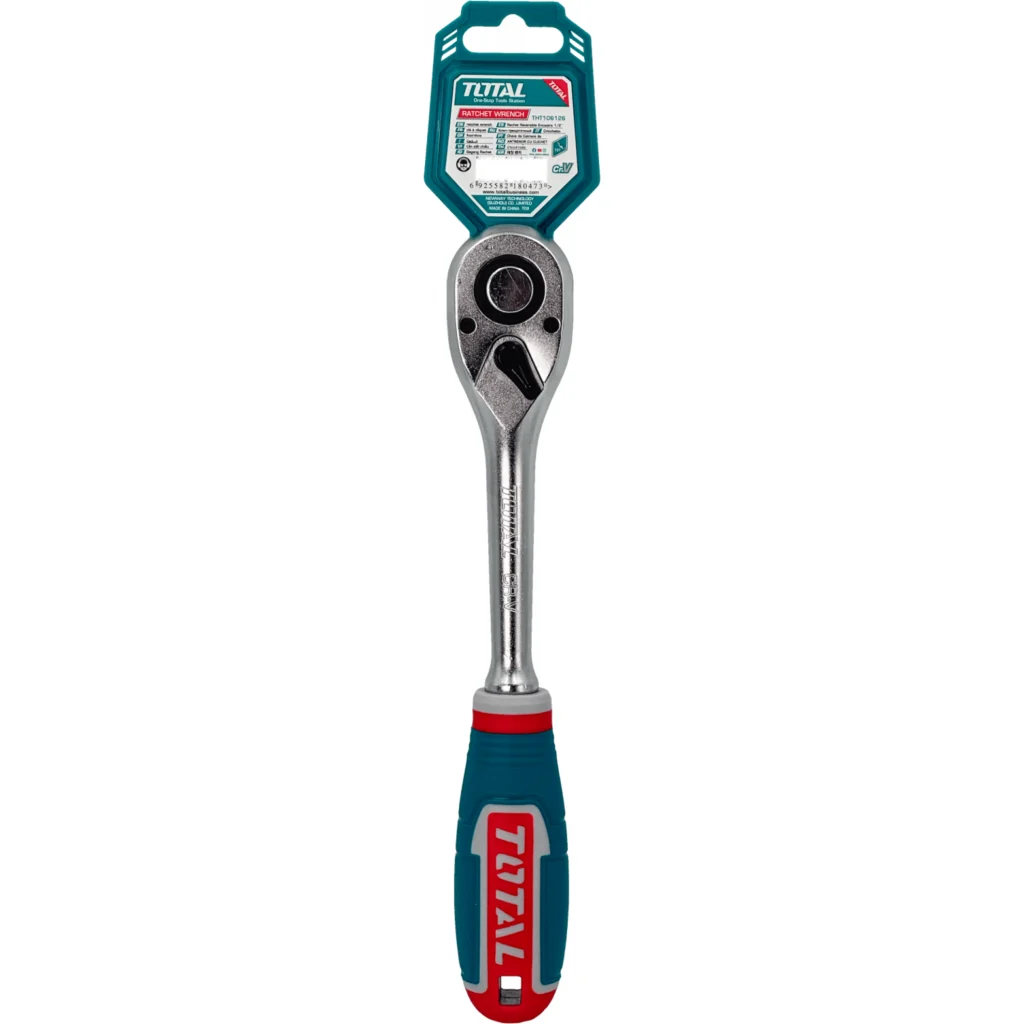 Imagen 1 de TOTAL Llave 1/2-pulgadas 45-dientes Largo-260mm CR-V Chicharra