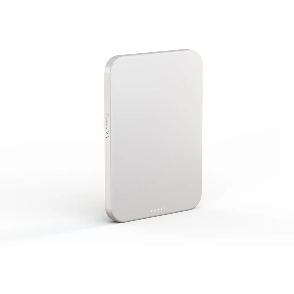 Imagen 1 de Bateria 5.000 mAh carga magnetica 15W Qi2 Zens Blanca