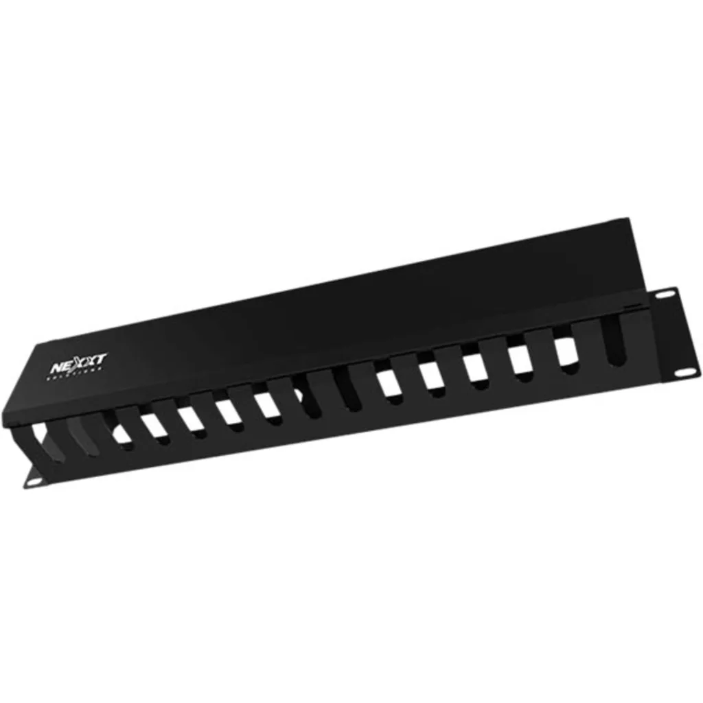 Imagen 9 de Organizador de Cables Nexxt Solutions NPM-DH2UB, Horizontal 2U, 19", Negro