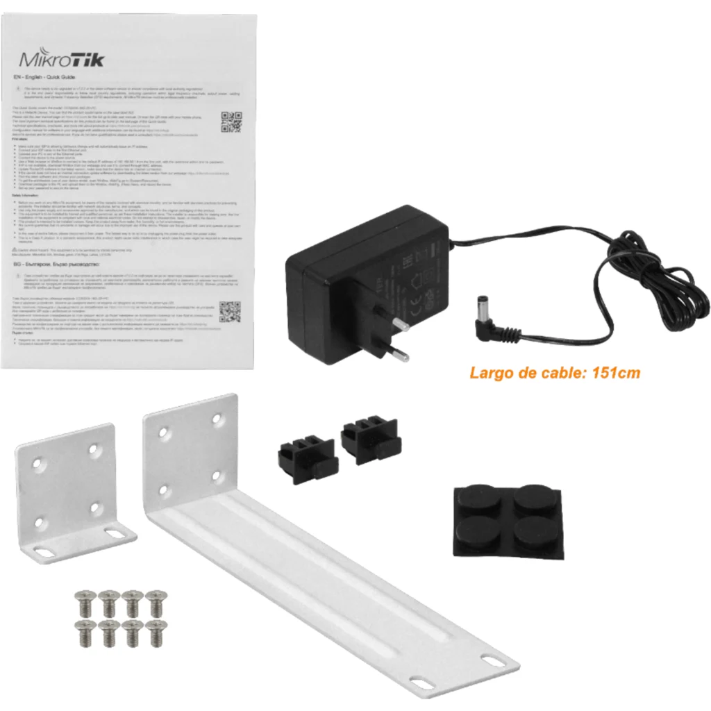 Imagen 2 de Router CCR2004 desktop con refrigeracion pasiva, 16 Gigabit, 2 SFP+ 10G, CPU ARM