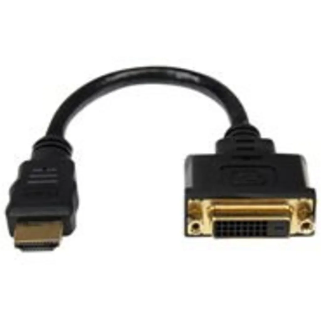 Imagen 6 de Adaptador HDMI Macho a DVI-D Hembra Cable 20 cm Negro