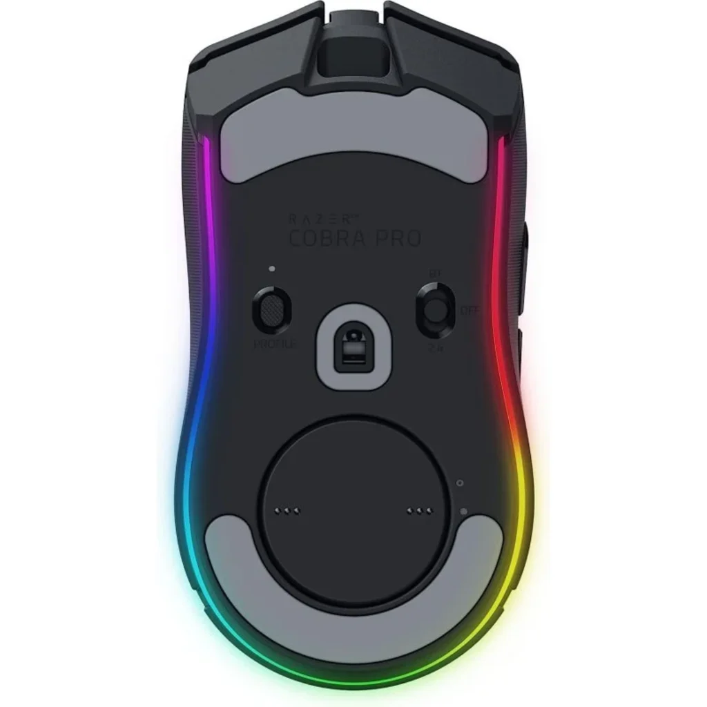 Imagen 6 de Mouse Gamer Inalámbrico Razer Cobra Pro RGB Ópt. 30K DPI 8 Btnes Bt2.4GHz Negro