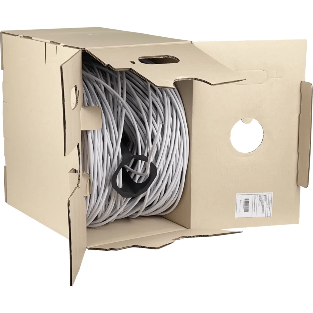 Imagen 3 de UBIQUITI CMP-NFPA262 UTP Cat6A interior Blanco 305mt 23AWG Caja Cable