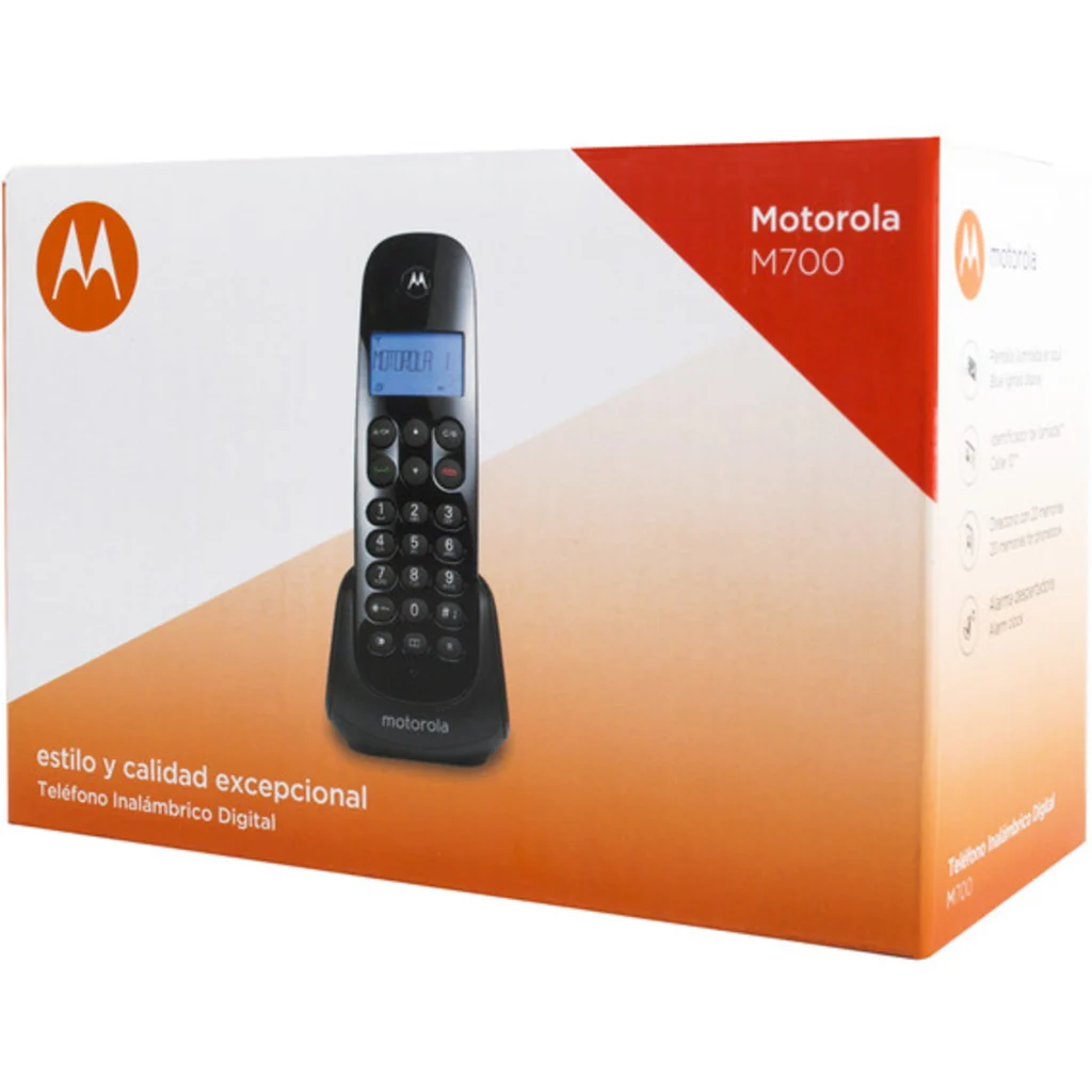 Imagen 1 de TELEF. INALAMBRICO DECT MOTOROLA NEGRO M700