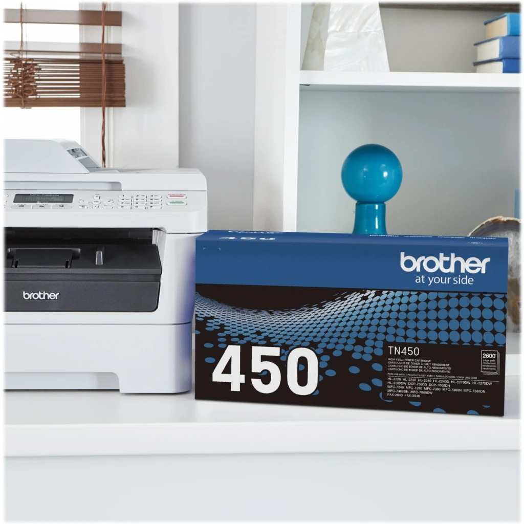 Imagen 5 de Toner Brother TN-450 Negro para MFC7360N/7460DN/7860DW DCP7060D/7065DN, 2600 Pág