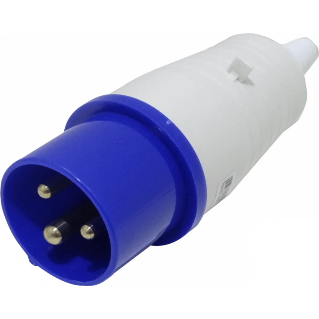 Imagen 1 de LEXO Typ013-6h Macho 16A IP44 250V Enchufe Industrial P17 2P+T